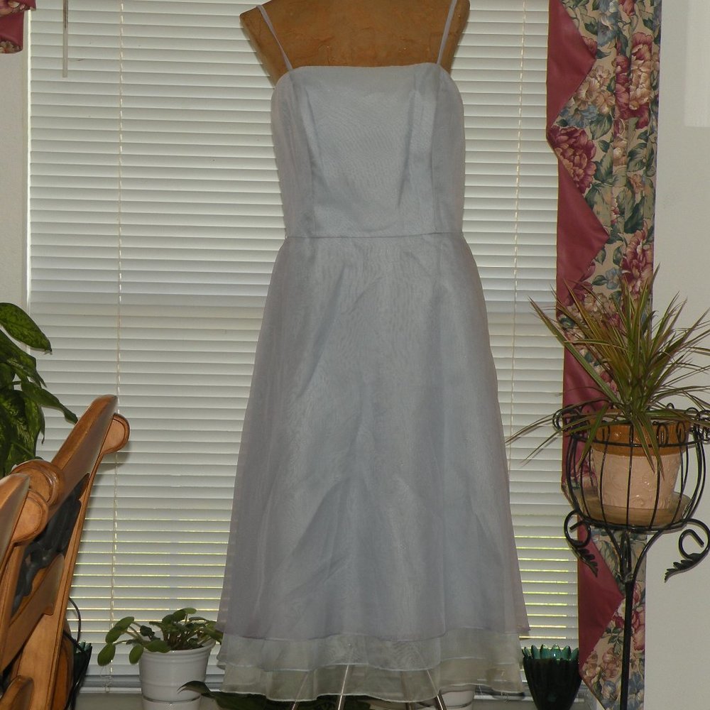 Lt Blue Cocktail Dress WATTERS & WATTERS M 10 PROM Party